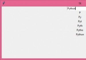 Tkinter Entryウィジェットが変更されたときにイベントコールバックを取得するにはどうすればよいですか？ 
