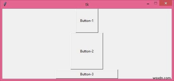 Python Tkinterでボタンのサイズを変更するにはどうすればよいですか？ 
