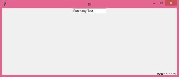 Tkinter Entryウィジェットのデフォルトテキストを設定するにはどうすればよいですか？ 