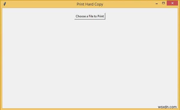 Tkinterを使用してハードコピーを印刷する方法は？ 