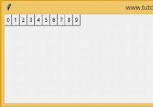 Tkinterボタンを動的に生成する方法は？ 