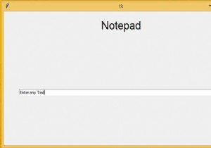 tkinterのエントリにプレースホルダーを追加するにはどうすればよいですか？ 