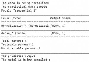 TensorFlowを使用したAutoMPGデータセットを使用して、燃費をどのように予測できますか？ 