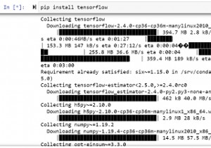 TensorFlowを使用してPythonを使用して線形モデルをトレーニングするにはどうすればよいですか？ 