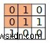 Pythonの任意の部分行列のコーナー要素のパリティを変更して、行列AをBに変換できるかどうかを確認します 