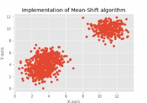 Pythonで平均シフトアルゴリズムを実装する 