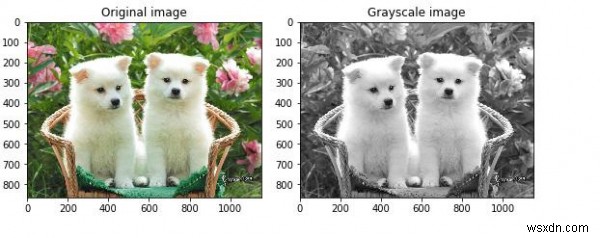 Pythonでscikit-learnを使用して画像をRGBからグレースケールに変換するにはどうすればよいですか？ 