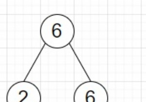 Pythonでバイナリツリーのリーフノードと非リーフノードを検索するプログラム 