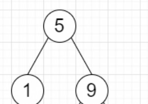 Pythonで二分木の最大幅を見つけるプログラム 