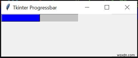 PythonTkinterのプログレスバーウィジェット 