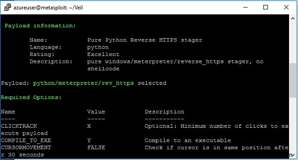 VeilFrameworkを使用してアンチウイルスをバイパスする 