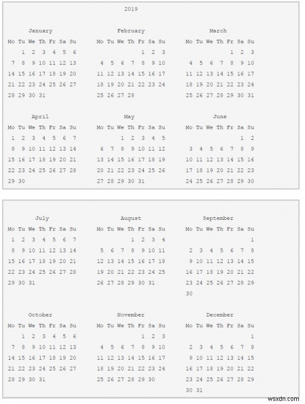 Pythonのカレンダー関数-（calendar（）、month（）、isleap（）？） 