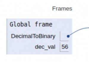 Pythonプログラムで10進数を2進数に変換する 