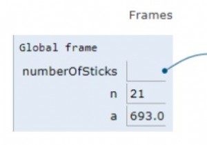 三角マッチ棒番号用のPythonプログラム 