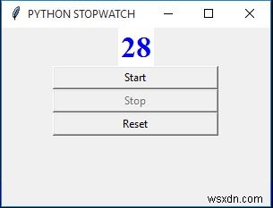 Pythonを使用してストップウォッチを作成する 