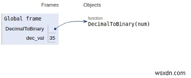 10進数を2進数に変換するPythonプログラム 