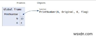 Pythonプログラムでループを使用せずに数値シリーズを印刷する 