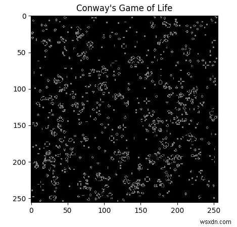 Pythonを使用したコンウェイのライフゲーム？ 