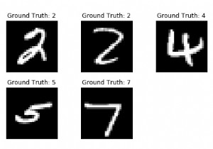 PyTorchのロジスティック回帰を使用して手書き数字を識別しますか？ 