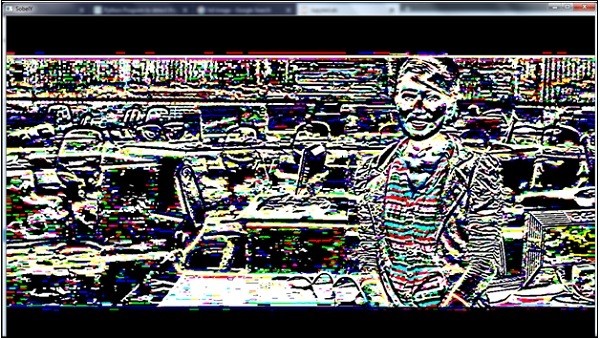 OpenCVを使用して画像のエッジを検出するPythonプログラム 