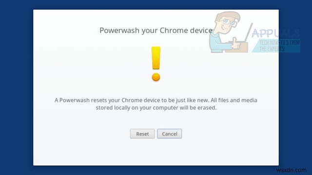 Chromebookを工場出荷時にリセットまたはパワーウォッシュする方法 