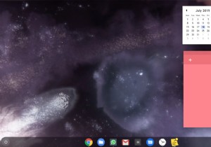 Chromebookのホーム画面にウィジェットを追加する方法 