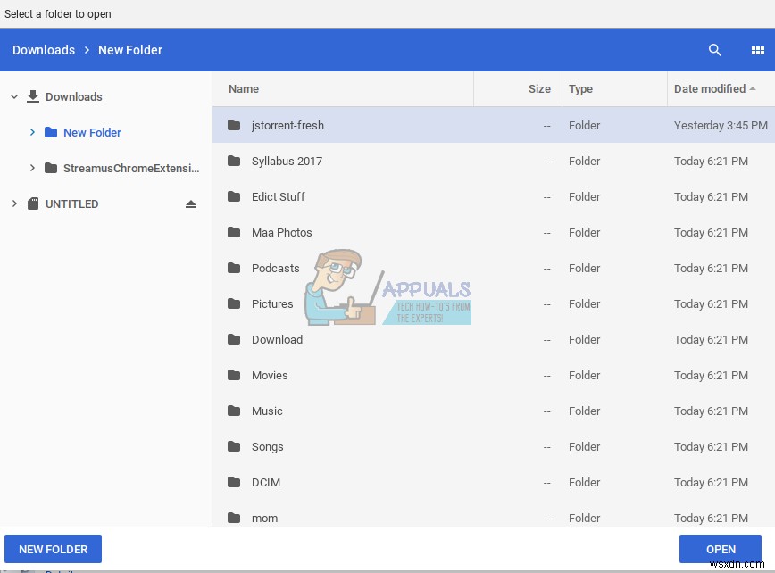 方法：Chromebookで急流 