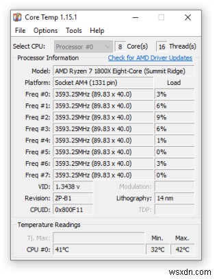 CPU温度を監視する方法 