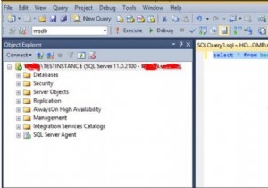 MSSQLServerでデータベースを選択する方法 
