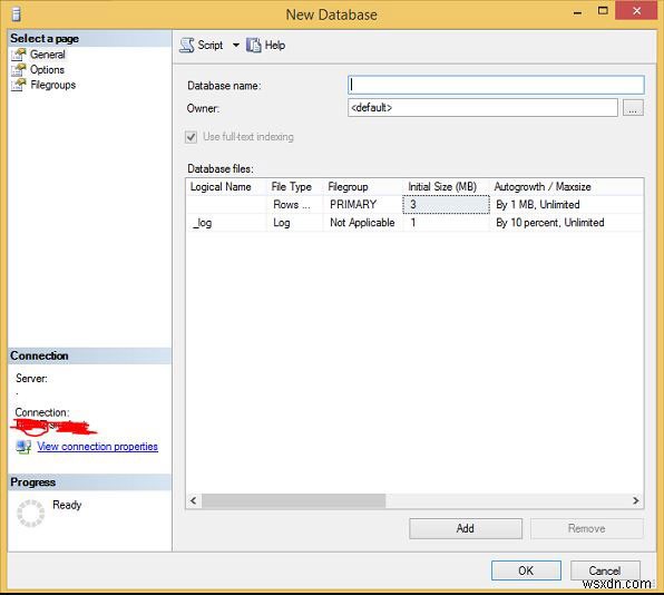 MSSQLServerでデータベースを作成する方法 