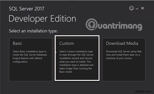 SQLServer2017を段階的にインストールする手順 