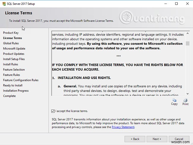 SQLServer2017を段階的にインストールする手順 