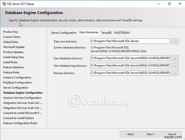 SQLServer2017を段階的にインストールする手順 