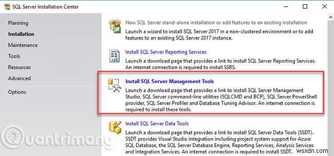 SQLServer2017を段階的にインストールする手順 