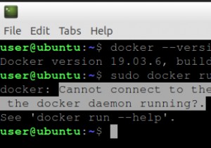 [FIX]「unix：///var/run/docker.sock」でDockerデーモンに接続できない 