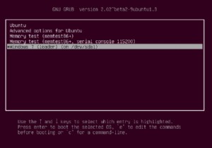 デュアルブート中にブート順序を変更する方法 