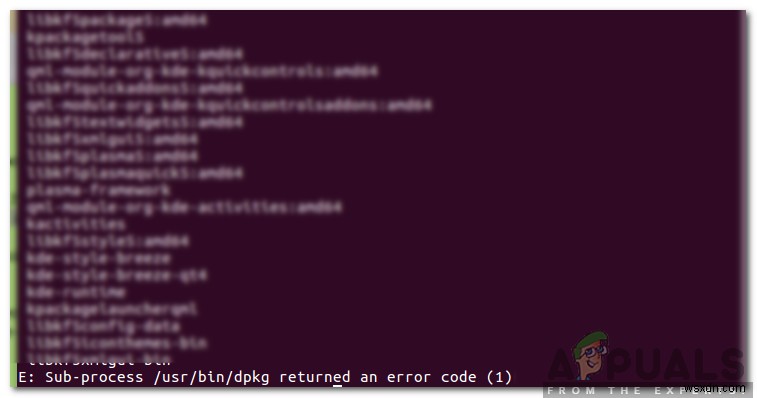 UbuntuでGoogleChromeをアンインストール中に「サブプロセス/usr/ bin / dpkgがエラーコード（1）を返しました」エラーを修正するにはどうすればよいですか？ 