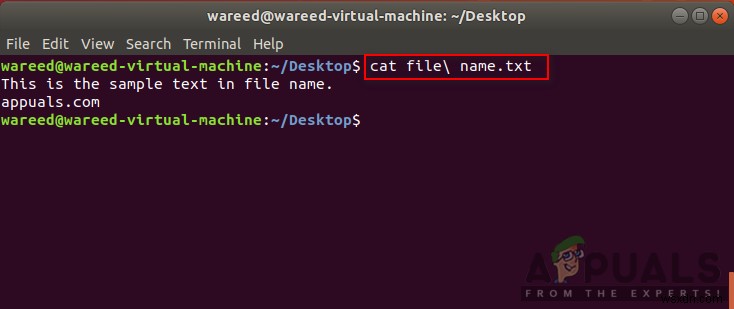 Bashでスペースを含むファイル名の受け渡しを処理する方法 