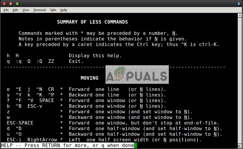 Linuxコマンドラインからテキストファイルの内容を表示する方法 