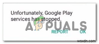 修正：Androidで「残念ながらGoogle Playサービスは停止しました」？ 