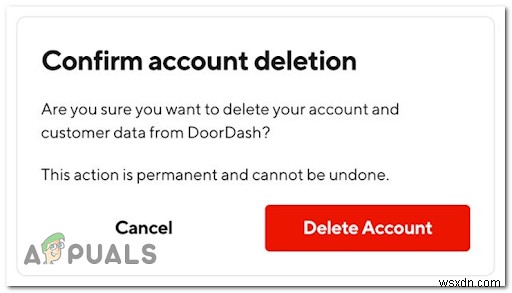 DoorDashアカウントを削除する方法は？ 