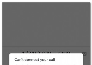 GoogleVoiceを修正する方法電話をかけることができませんでした 
