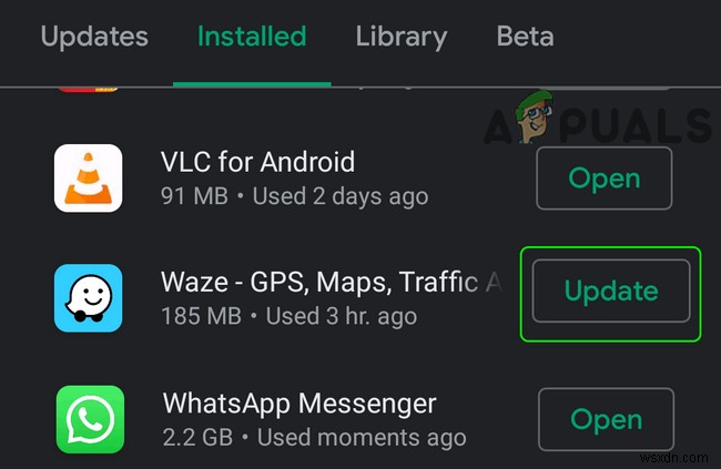 修正：Wazeが機能しない 