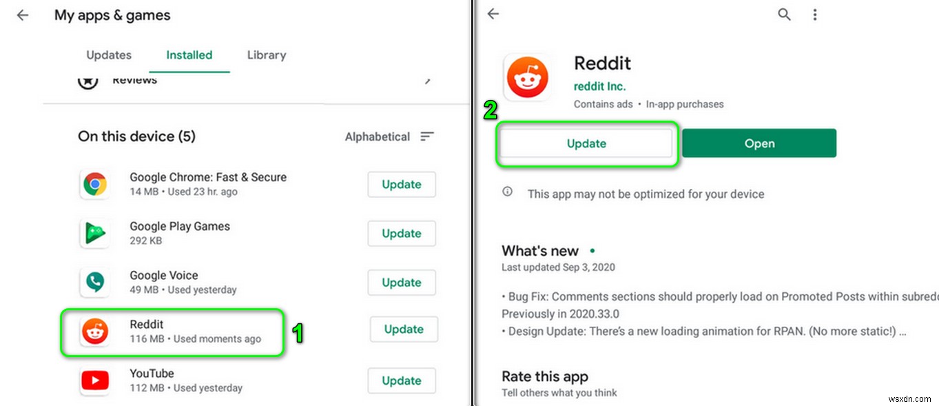 修正：AndroidでRedditアプリケーションが読み込まれない 