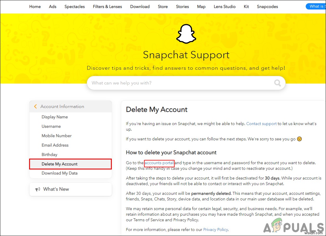 Snapchatアカウントを削除する方法は？ 