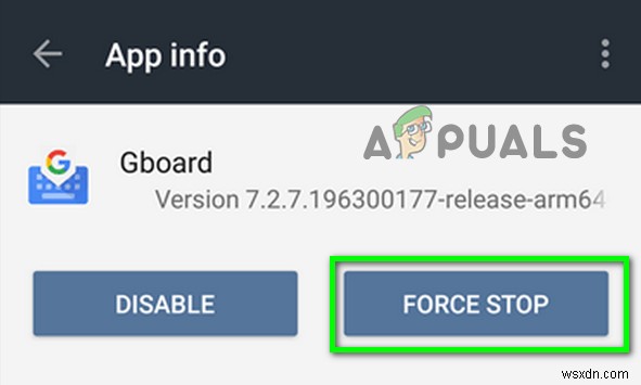 Androidで「残念ながらGboardが停止しました」エラーを修正する方法 