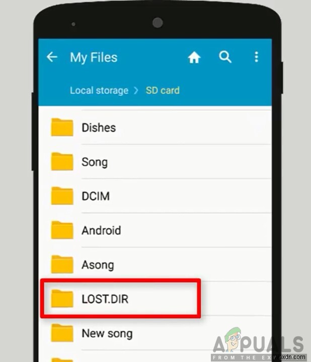 AndroidデバイスのLOST.DIRフォルダーとは何ですか？ 