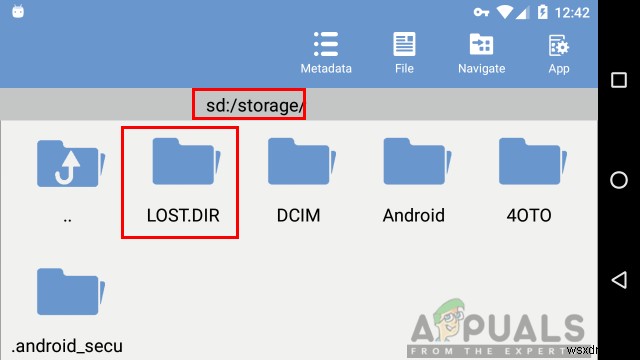 AndroidデバイスのLOST.DIRフォルダーとは何ですか？ 