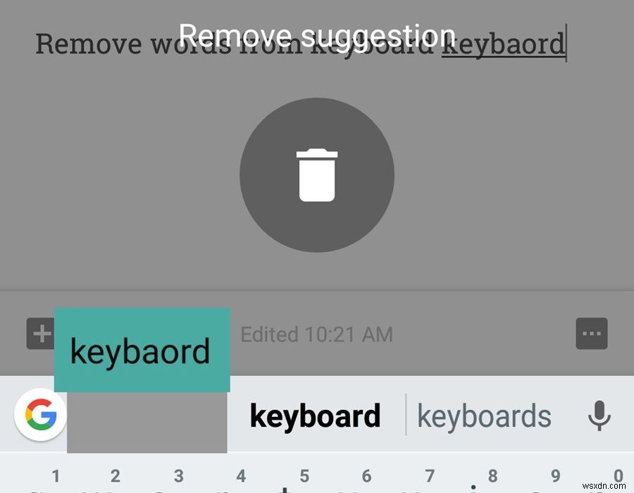 Androidでキーボードから学習した単語をクリアする方法 