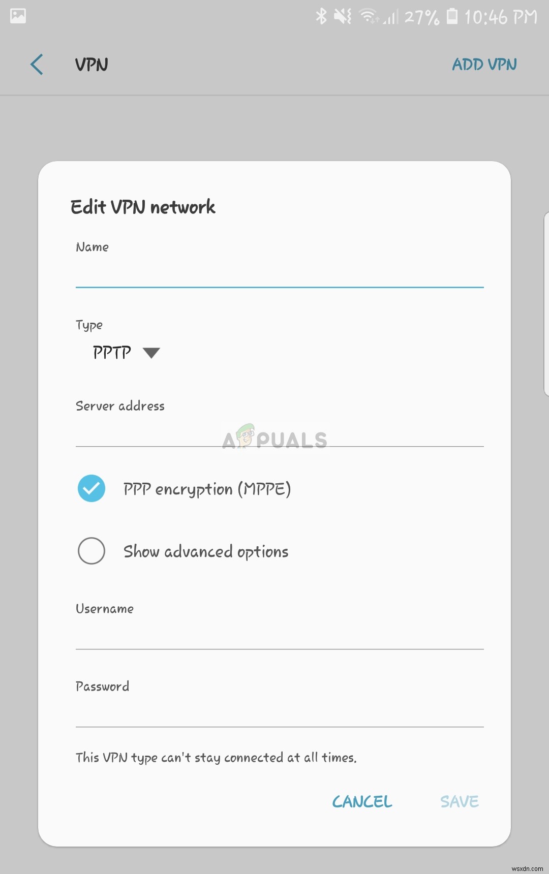 AndroidデバイスでVPNを簡単にセットアップする方法 
